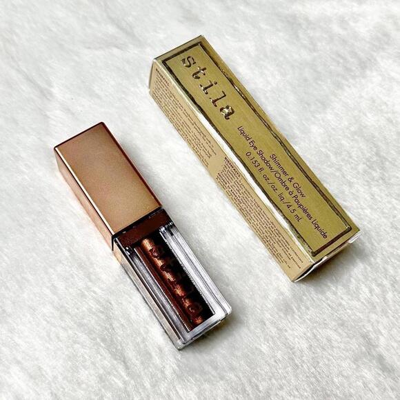 NIB Stila Shimmer & Glow Liquid Eyeshadow in Twig Full Size 4.5ml - Picture 3 of 12